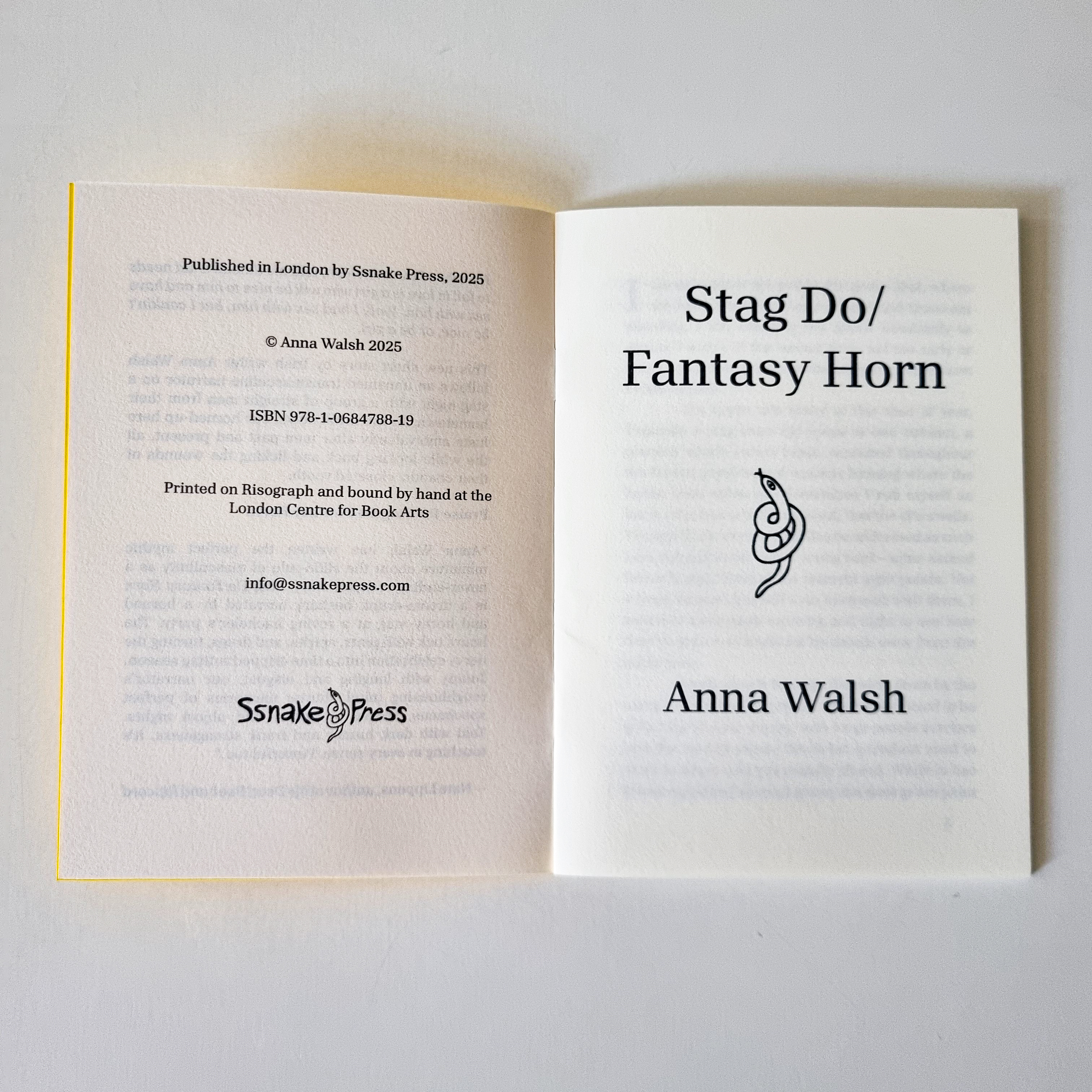 Stag Do/Fantasy Horn