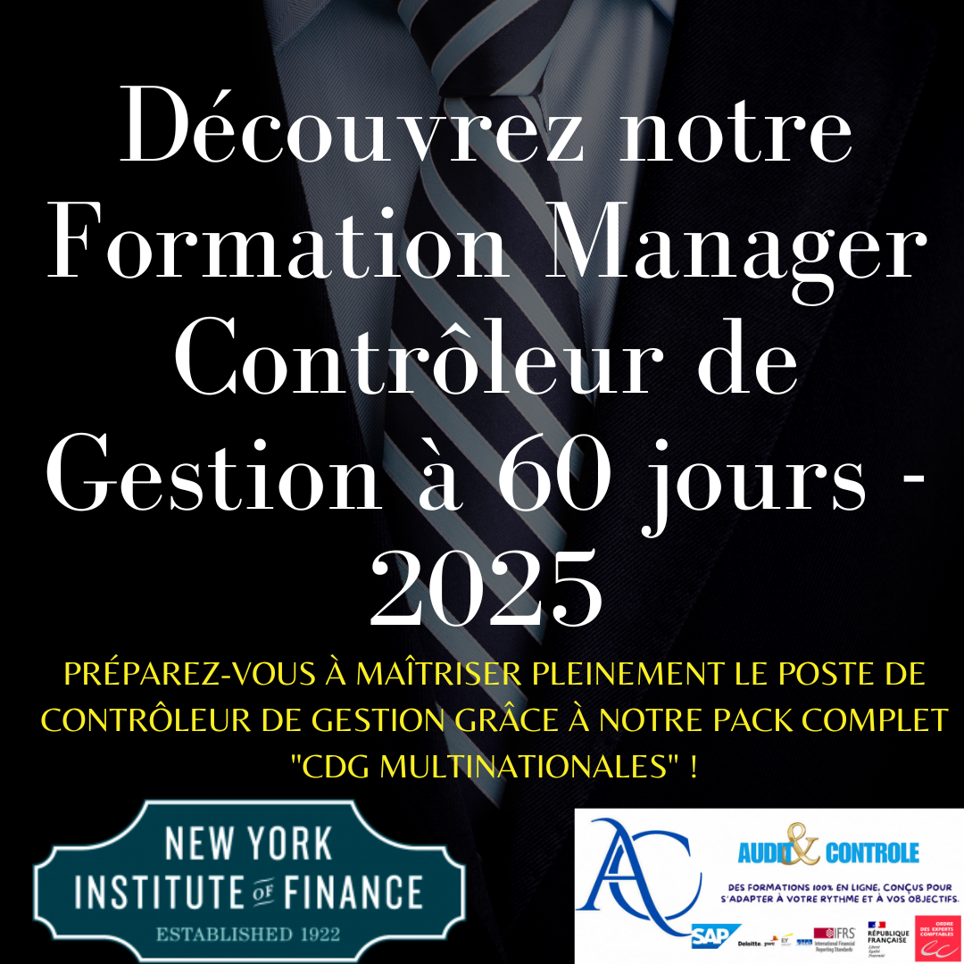 Formation Manager Contrôleur de Gestion