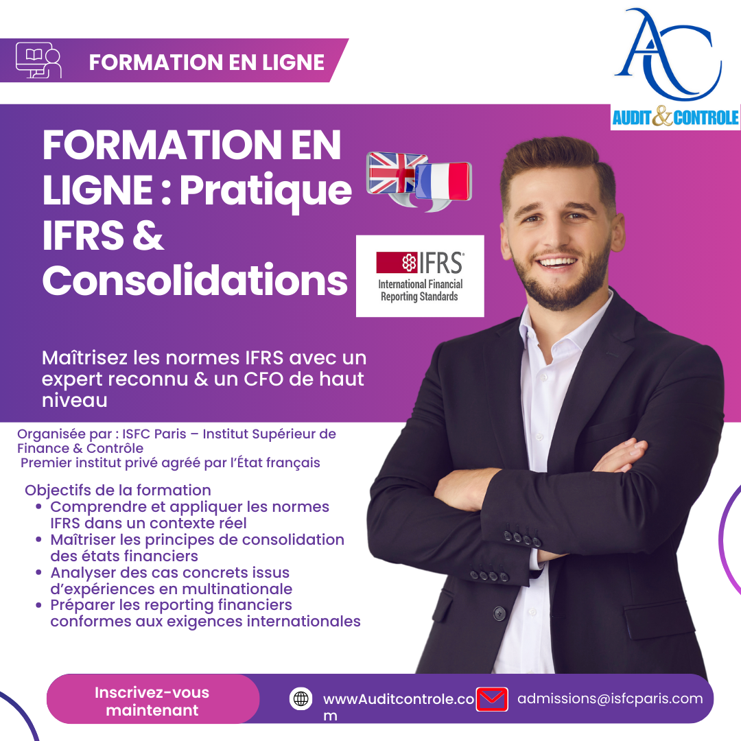 Formation en ligne IFRS & Consolidations