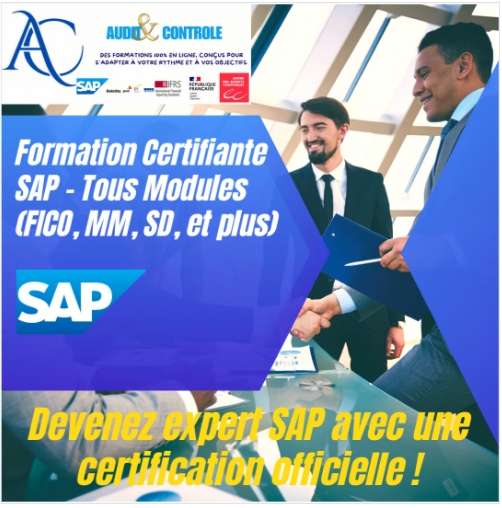 Formation Certifiante SAP - Tous Modules tarif d'afrique