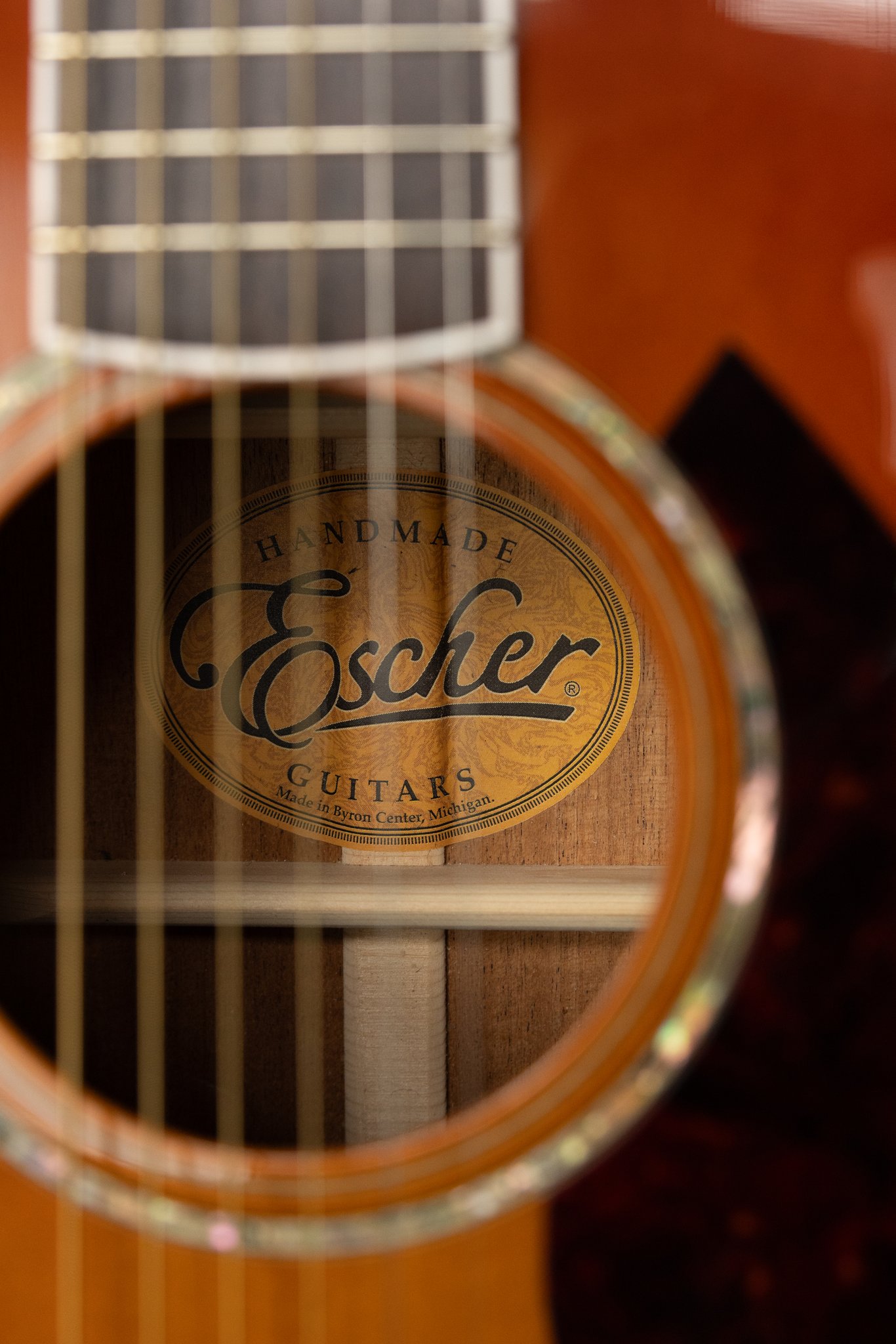 Escher Wayland Guitar - Vintage Amber Sunburst 