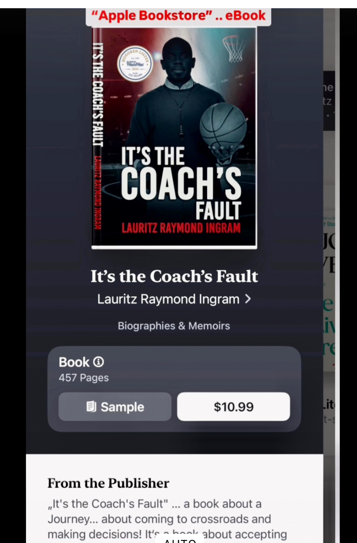 It's the Coach's Fault eBook