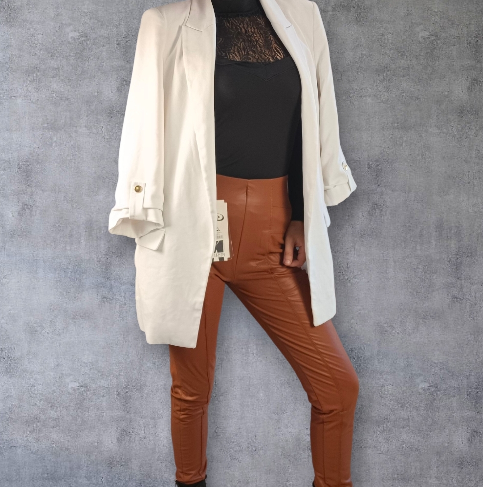 Skinny Simili-Cuir Stretch 