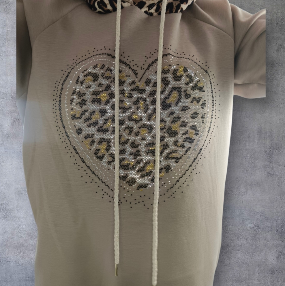 Pull A Coeur Brillant