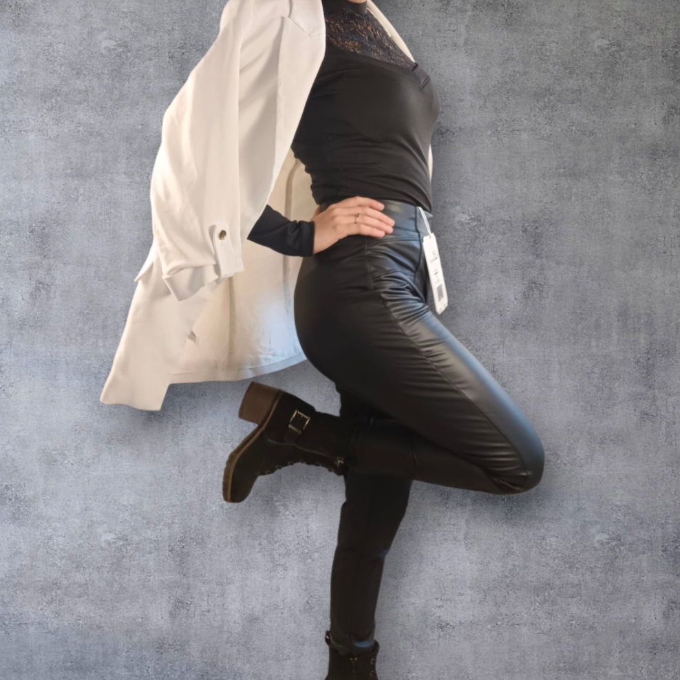 Skinny Simili-Cuir Stretch 