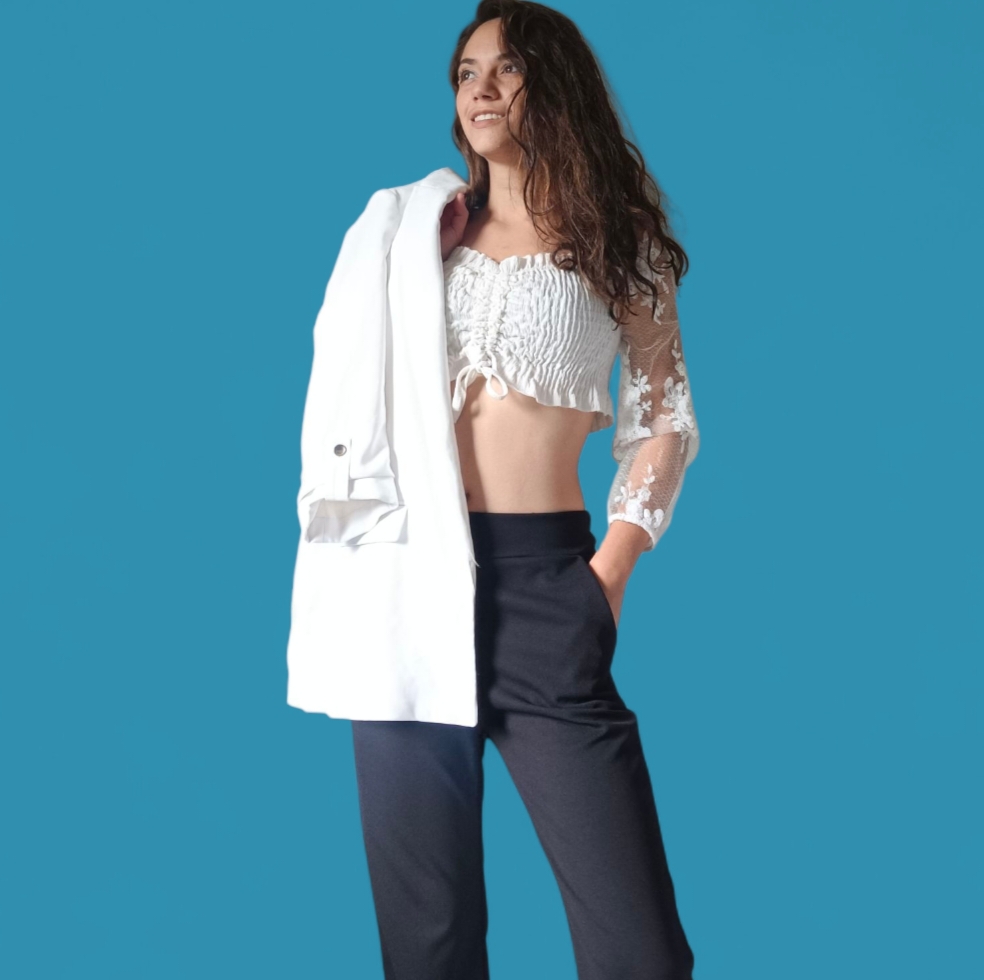 Pantalon Pince Léger Femme