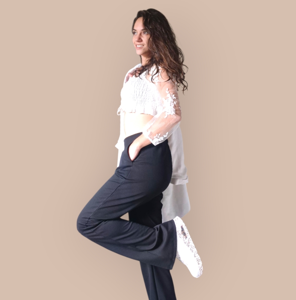 Pantalon Pince Léger Femme
