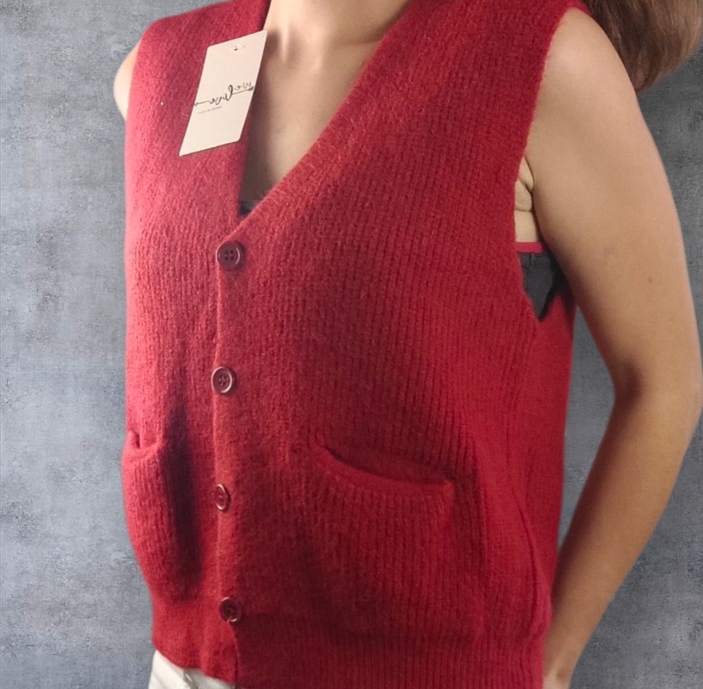 Cardigan Sans Manche