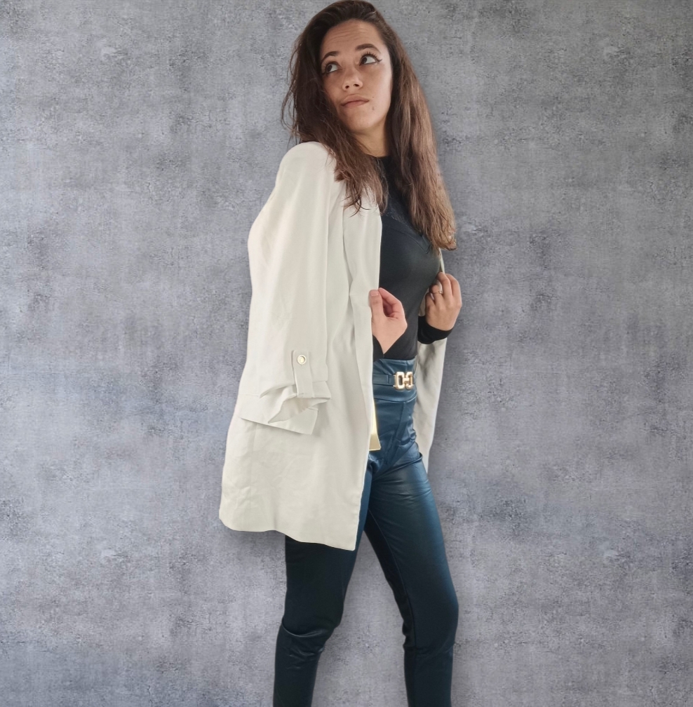 Pantalon Skinny Effet Cuir 