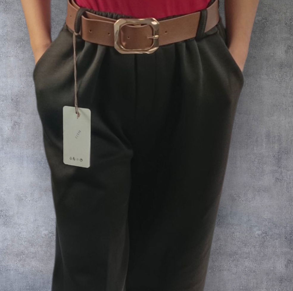 Pantalon Oversize Avec Ceinture