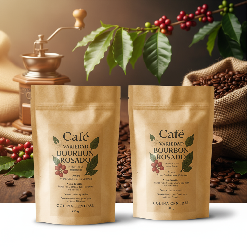CAFE VARIEDAD BOURBON ROSADO