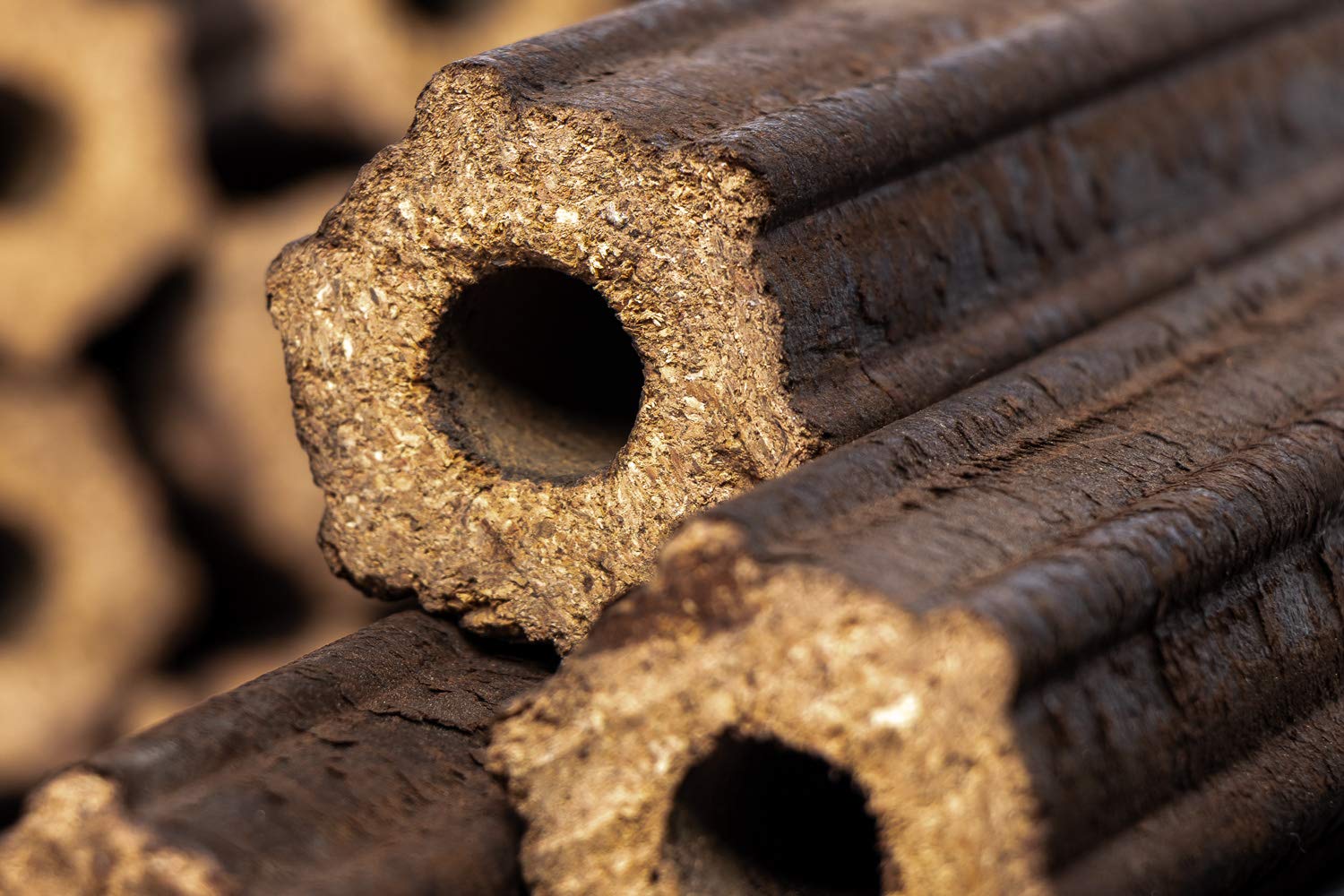 BRIQUETA DE CASCARA DE COCO
