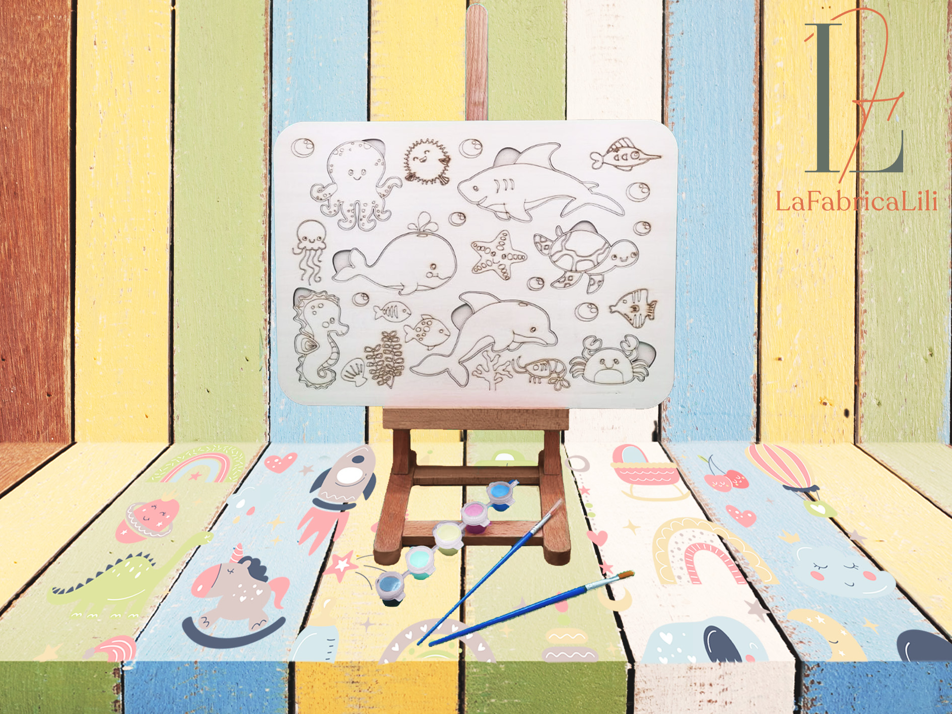 Kit Puzzle à peindre