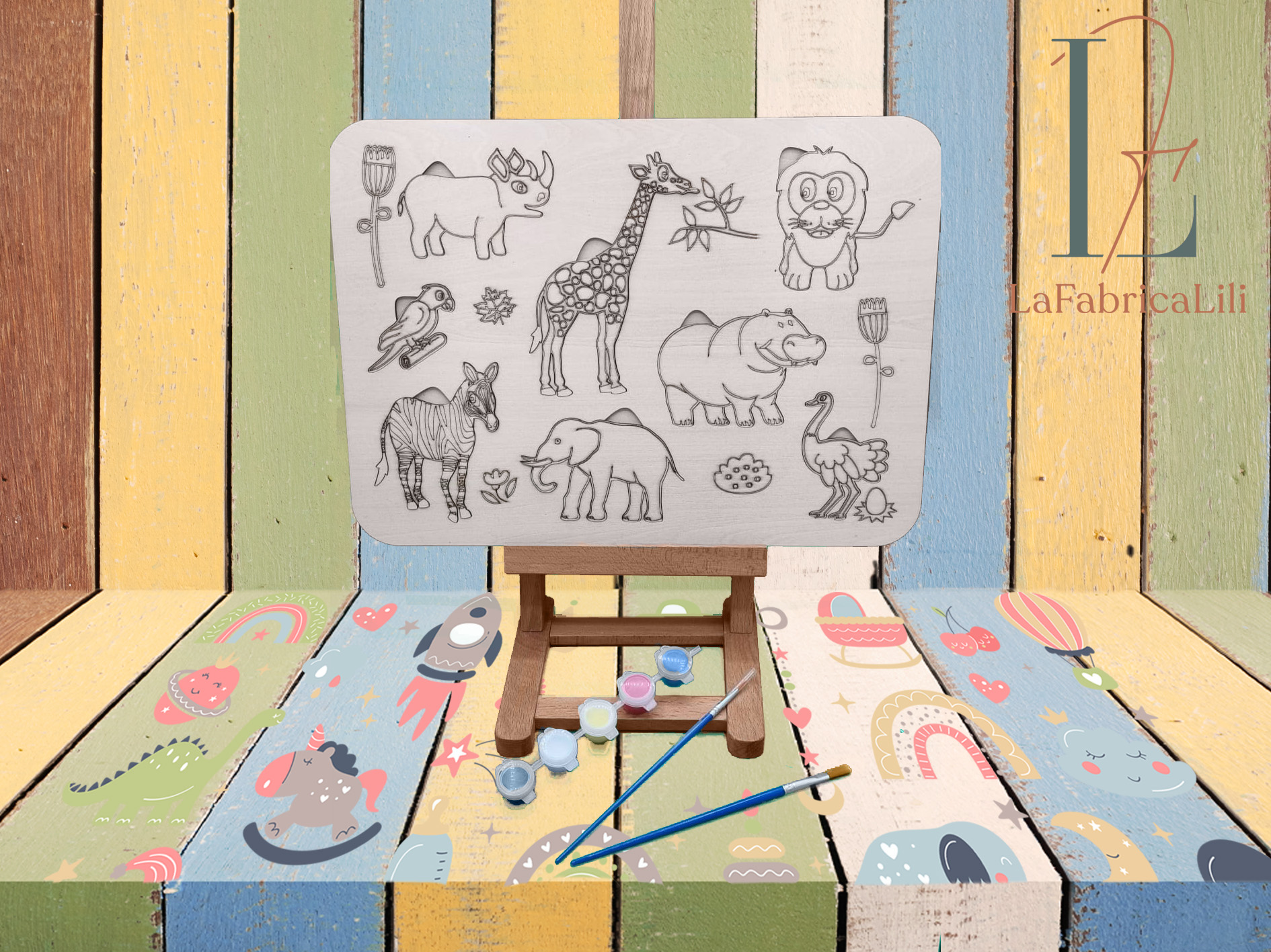 Kit Puzzle à peindre