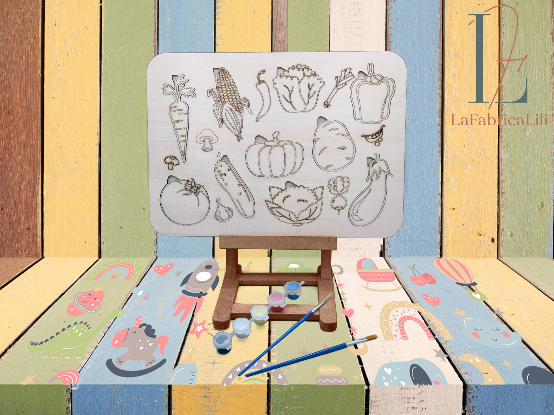 Kit Puzzle à peindre