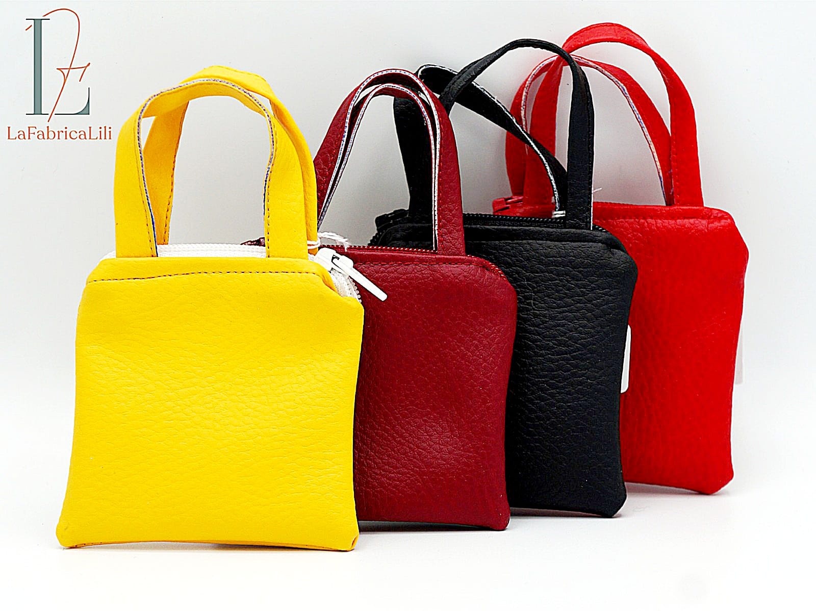 Mini porte monnaie bordeaux