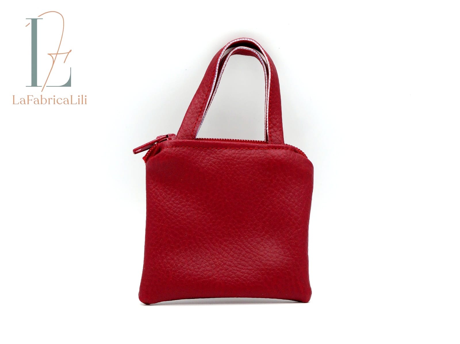 Mini porte monnaie bordeaux