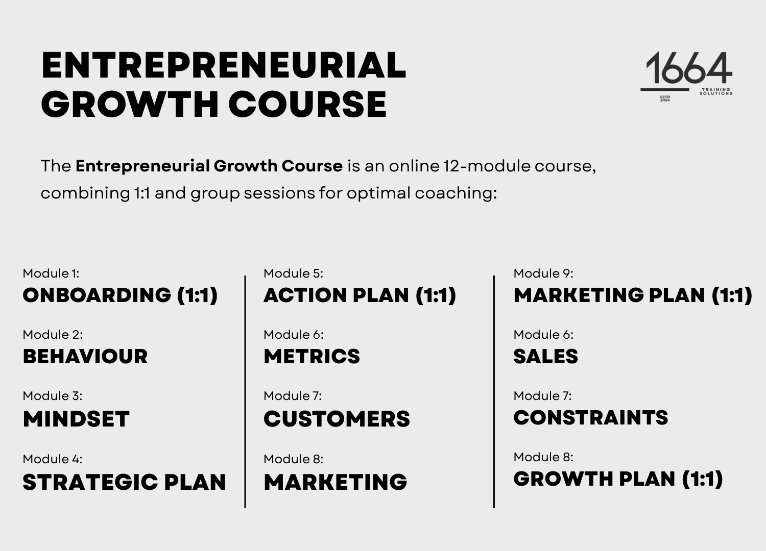 Entrepreneurial Growth Course - January 2026 Cohort