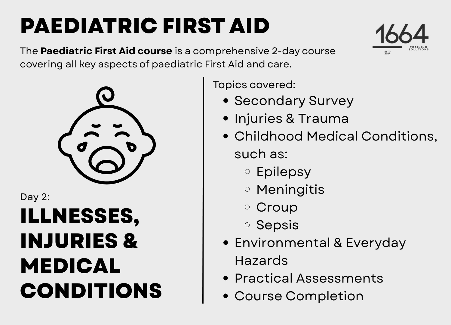 Paediatric First Aid - January 2026 @ Fareham