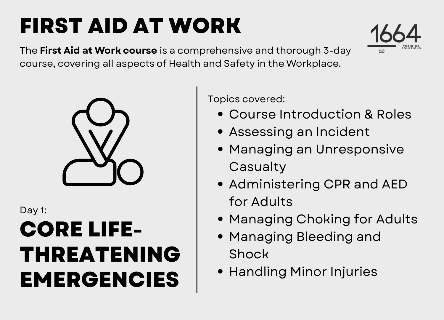 First Aid at Work - January 2026 @ Fareham