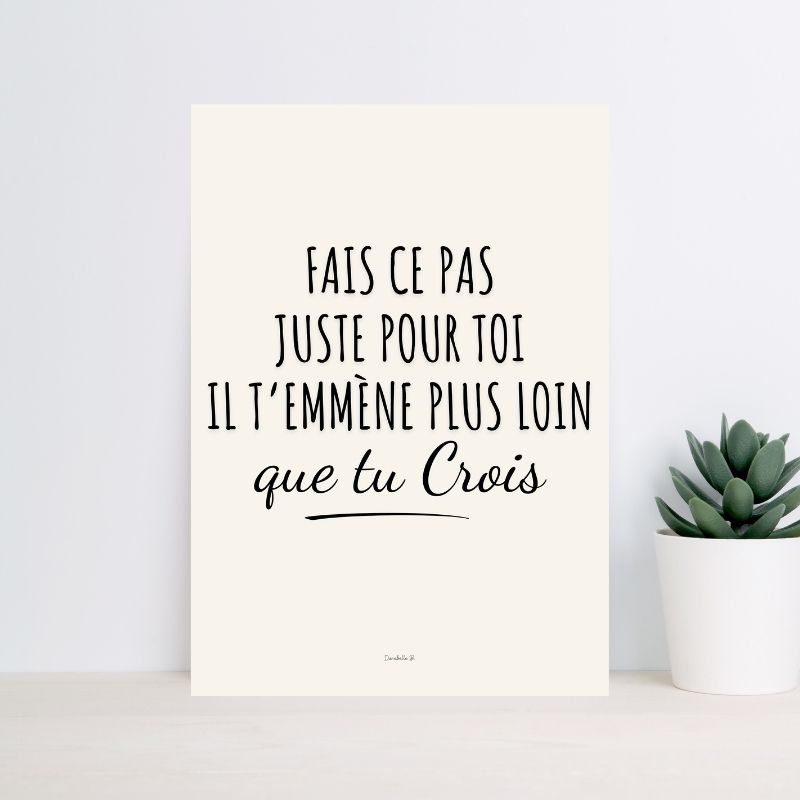 Poster Slogan Douceur Message 4 