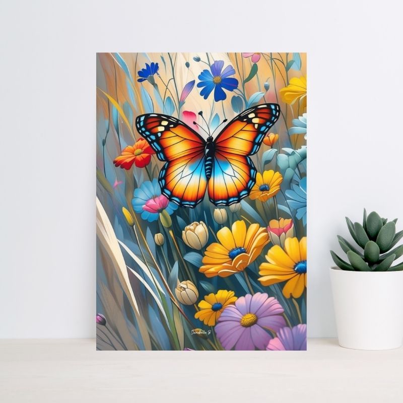 Poster Papillon de Lumière 1  