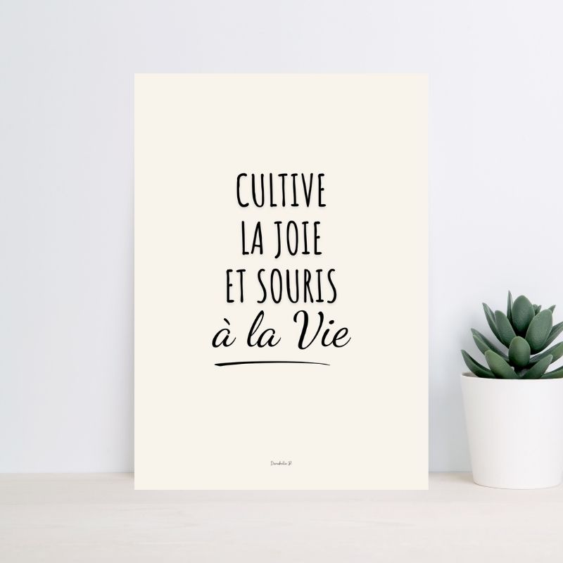 Poster Slogan Douceur Message 3 