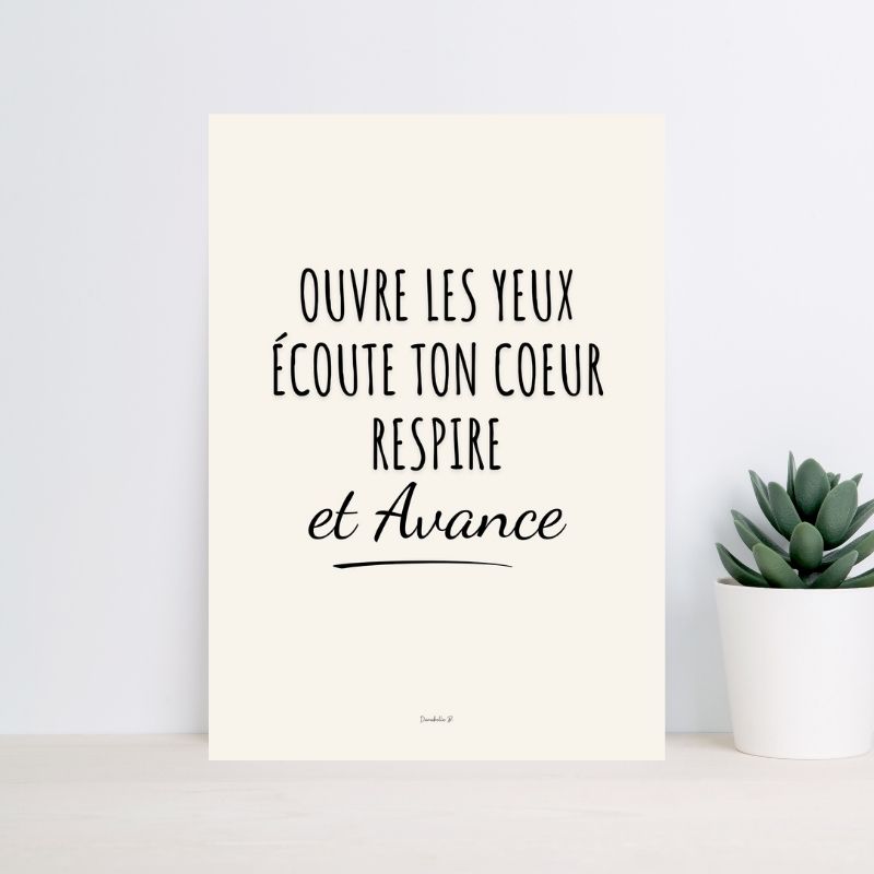 Poster Slogan Douceur Message 2 