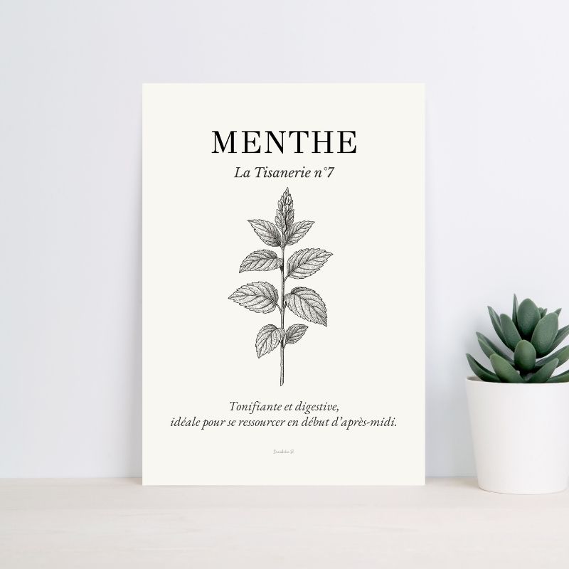Poster La Tisanerie 7 - Menthe