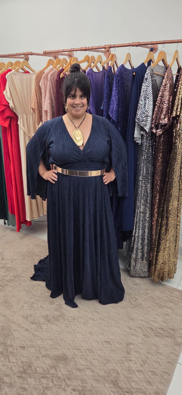 Vestido Plisado Pignatiello