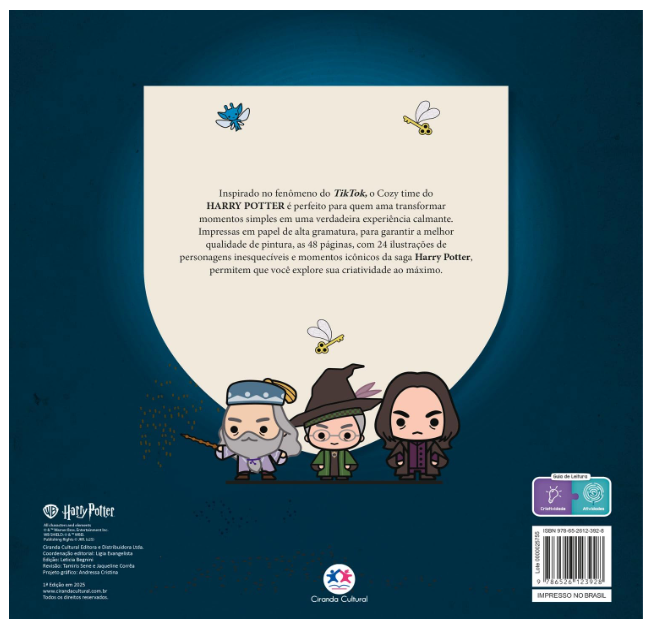 Livro Harry Potter Cozy Time