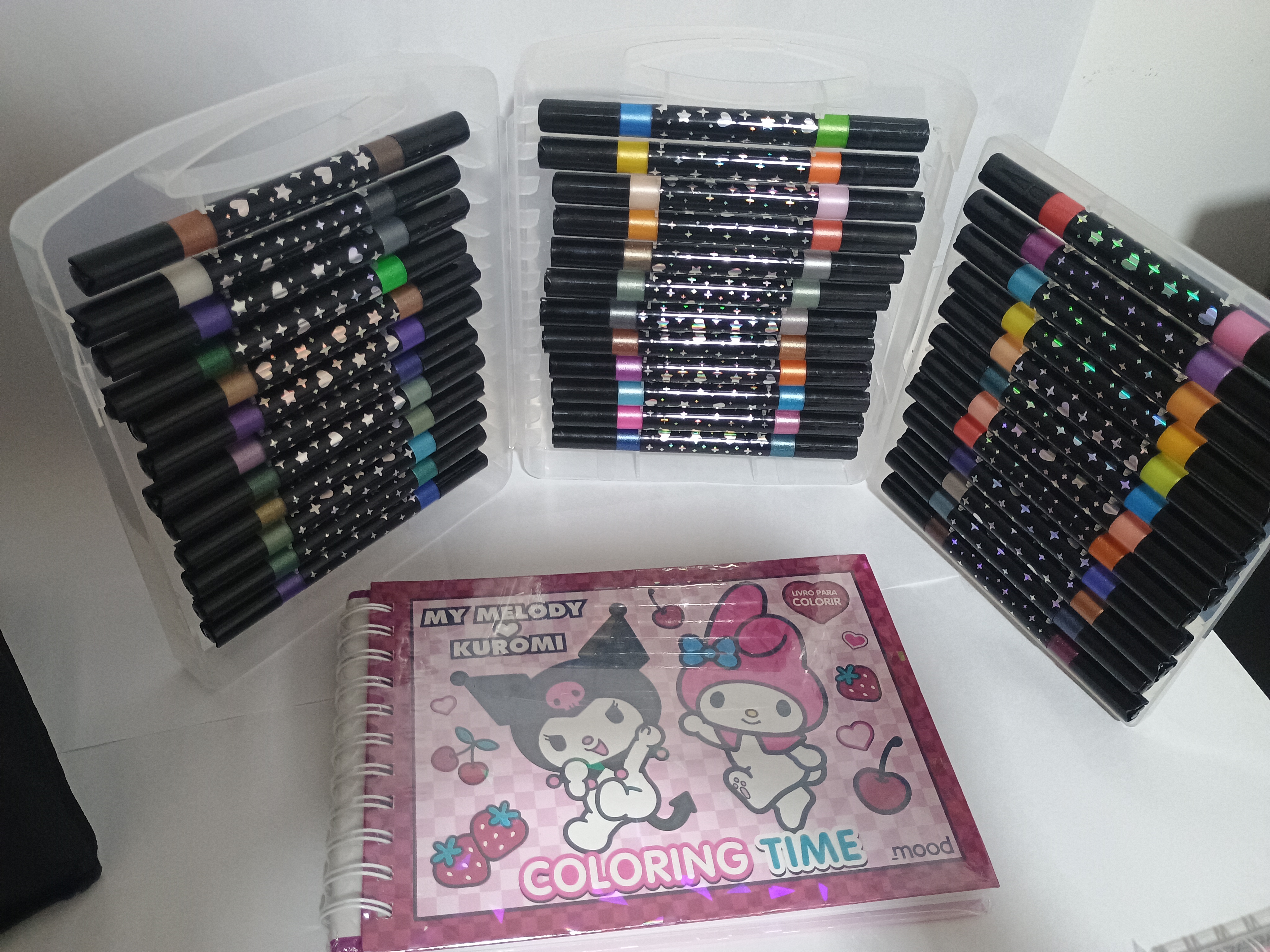 Livro de Colorir My Melody e Kuromi