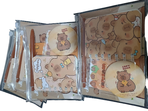 Kit de Papelaria Capybara