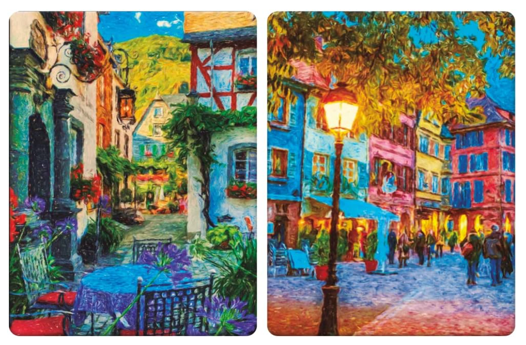 Quebra-cabeças 2x1000 peças – Passeio Europeu