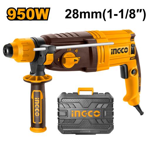 MARTELETE COMBINADO INGCO 28MM 2.5J SDS PLUS 950W 220V