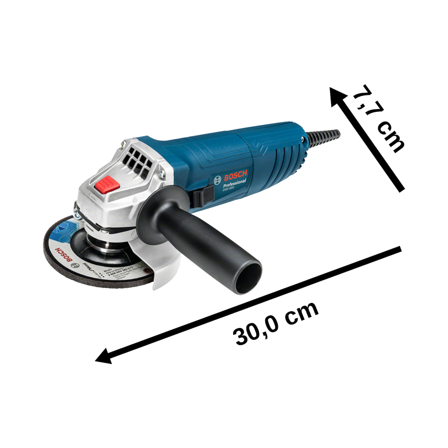 Esmerilhadeira Angular 4 1/2" Bosch GWS 850 - 220V