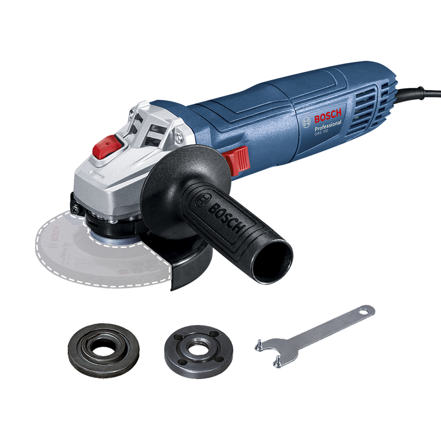 Esmerilhadeira 4.1/2" Bosch GWS700 - 220V