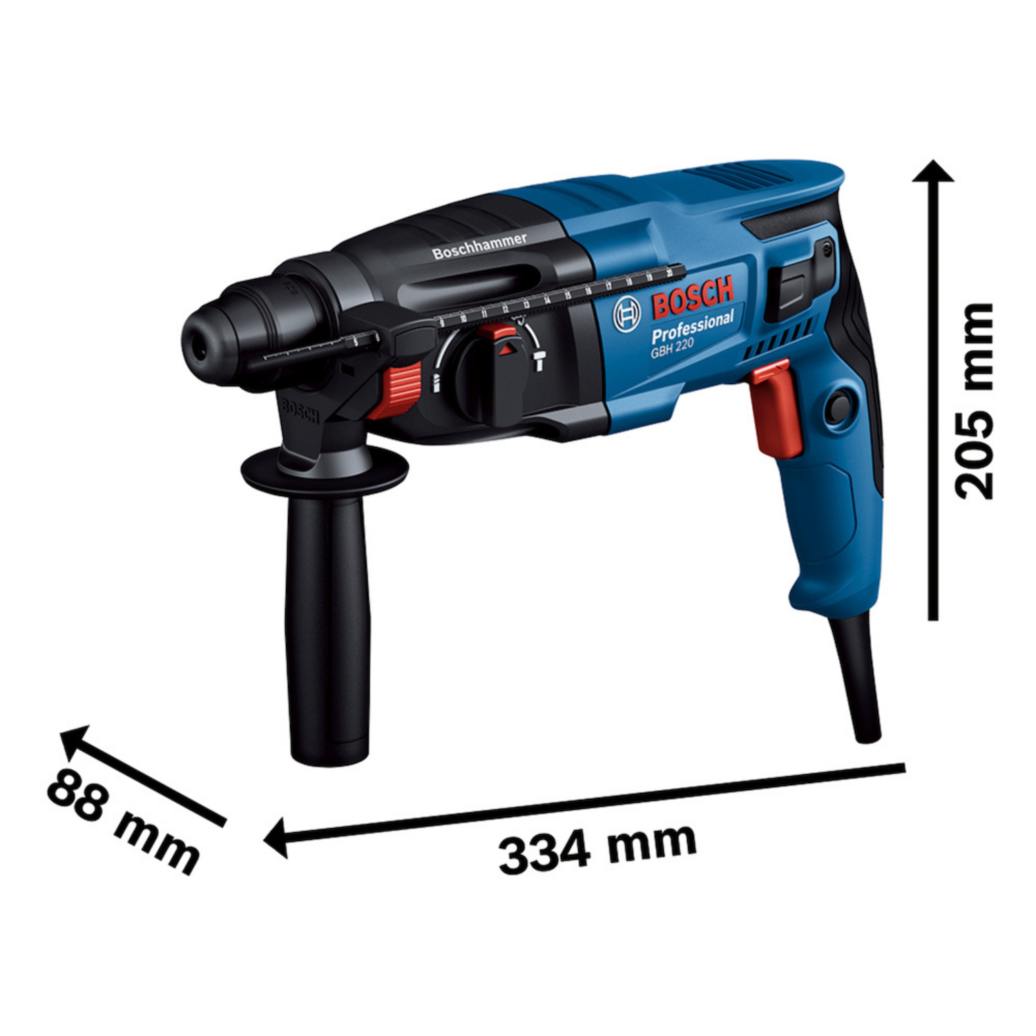 MARTELETE SDS-PLUS GBH220 720W - 220V