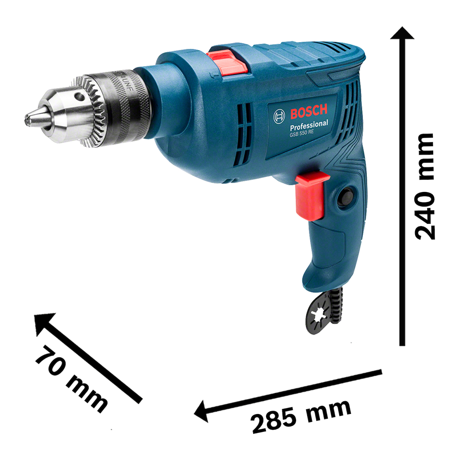 FURADEIRA DE  IMPACTO GSB550-RE STD 550W  -  220V