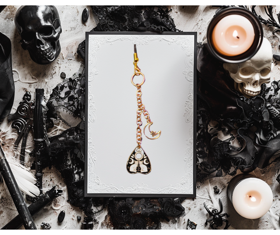 Cat Planchette Phone Charm