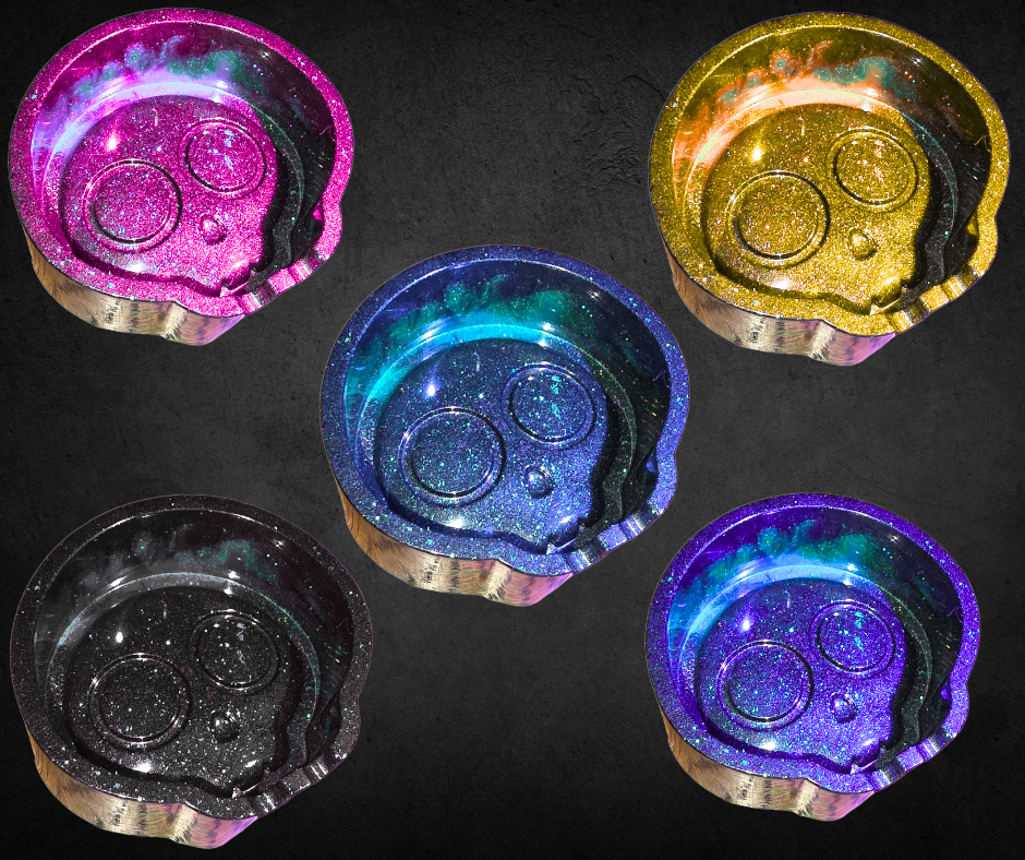 Custom Skull Resin Ashtray