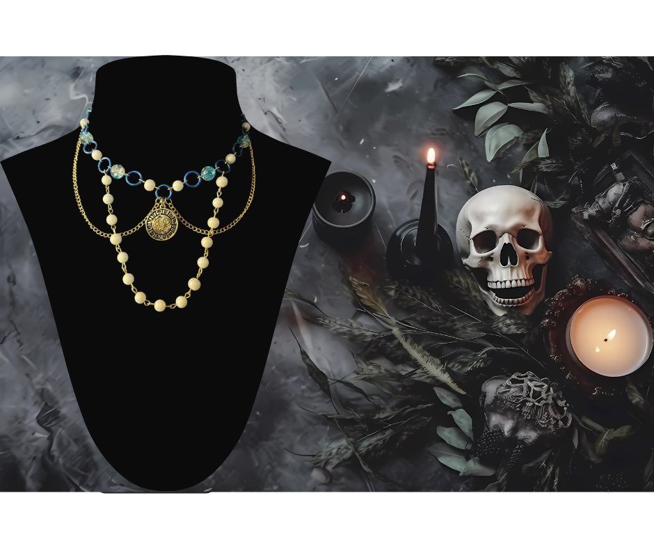 Blue Sister Necklace