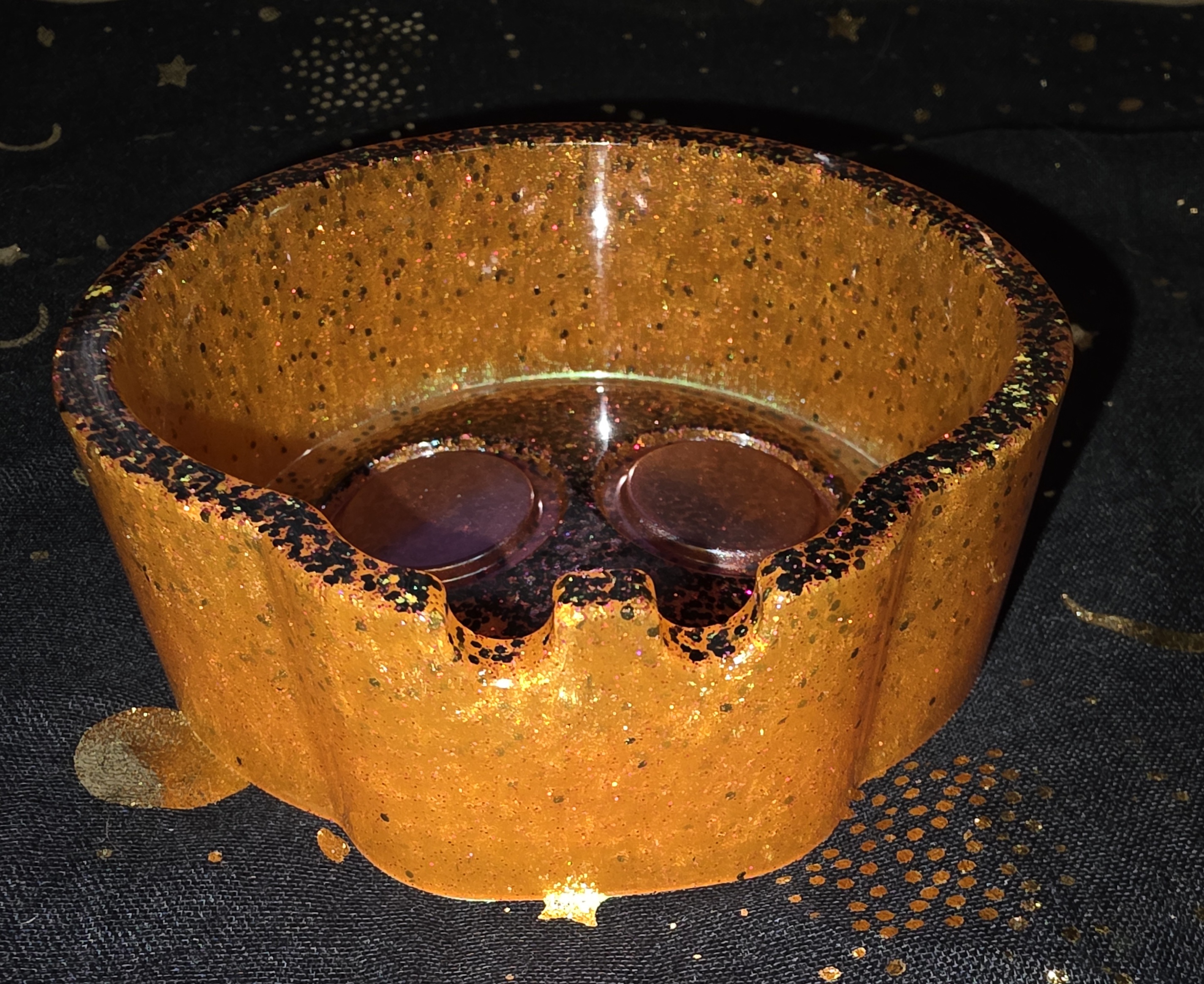 Halloween Skull Resin Ashtray