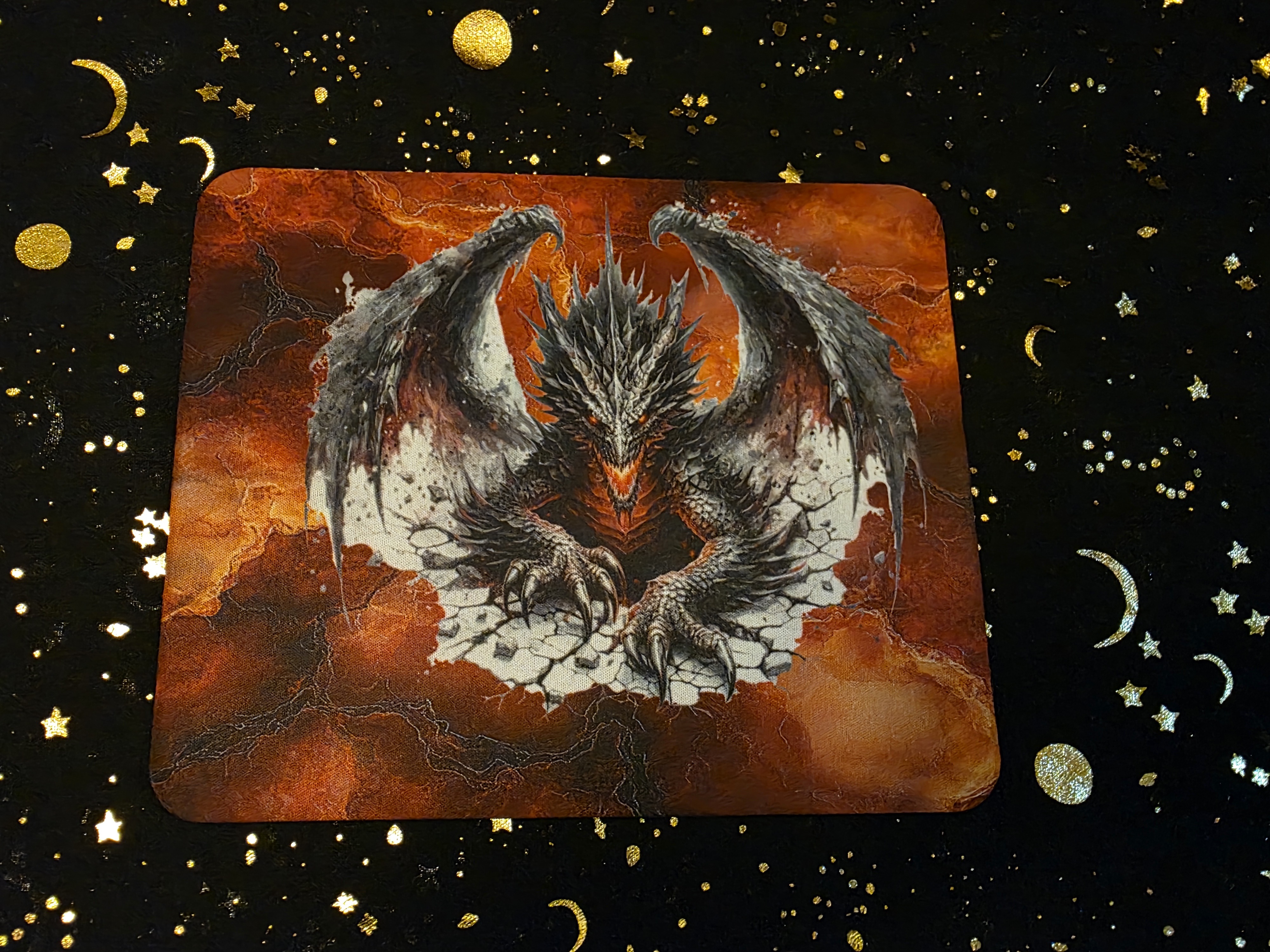Dragon Fantasy Mouse Pad - Red Variant