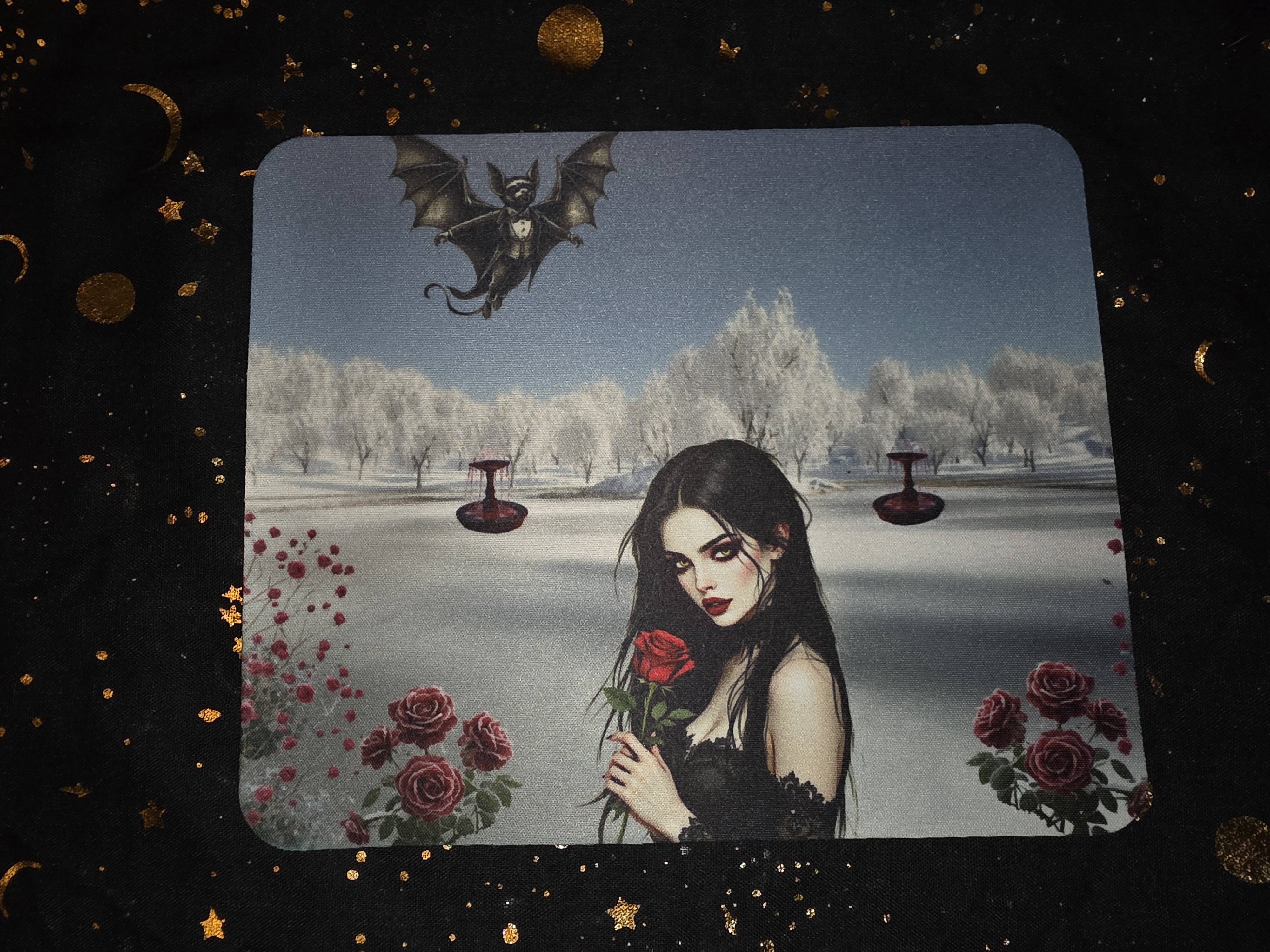 Gothic Winter Fantasy Mouse Pad