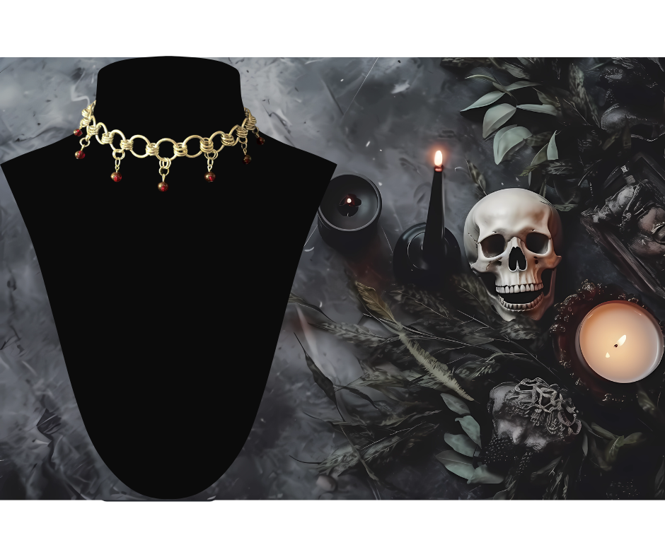 Celestial Drop Chain Choker