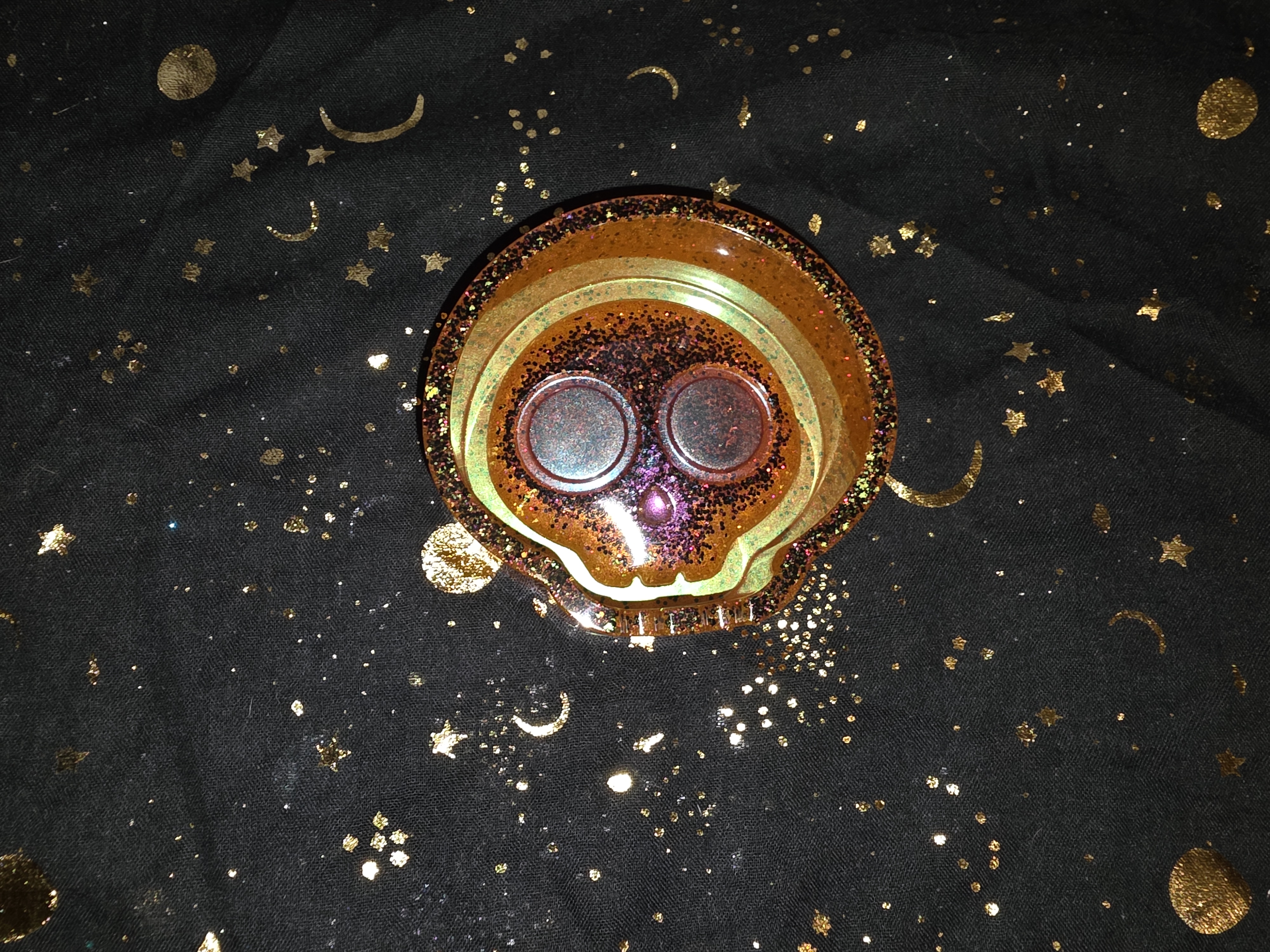 Halloween Skull Resin Ashtray