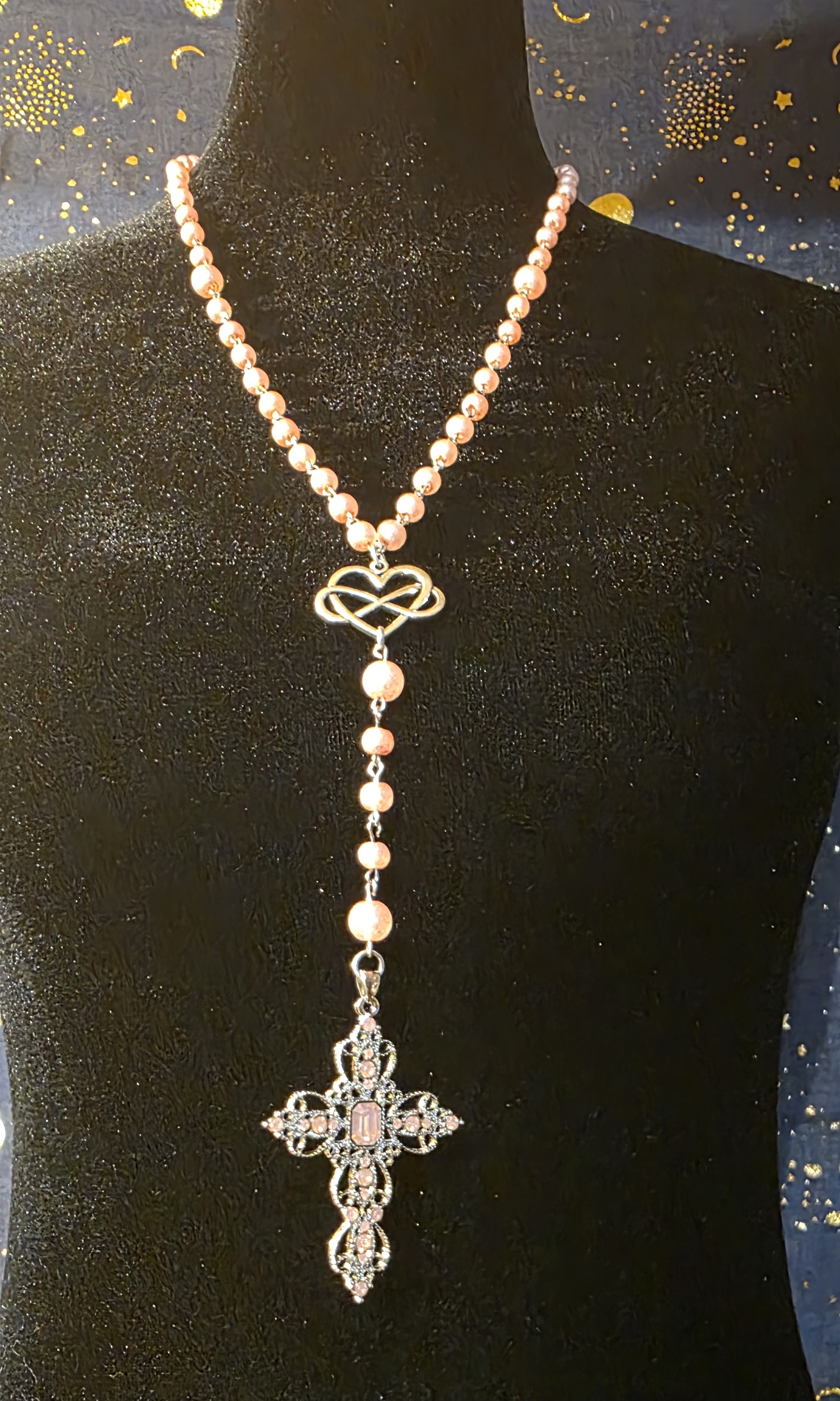 Elegant Rosary Necklace