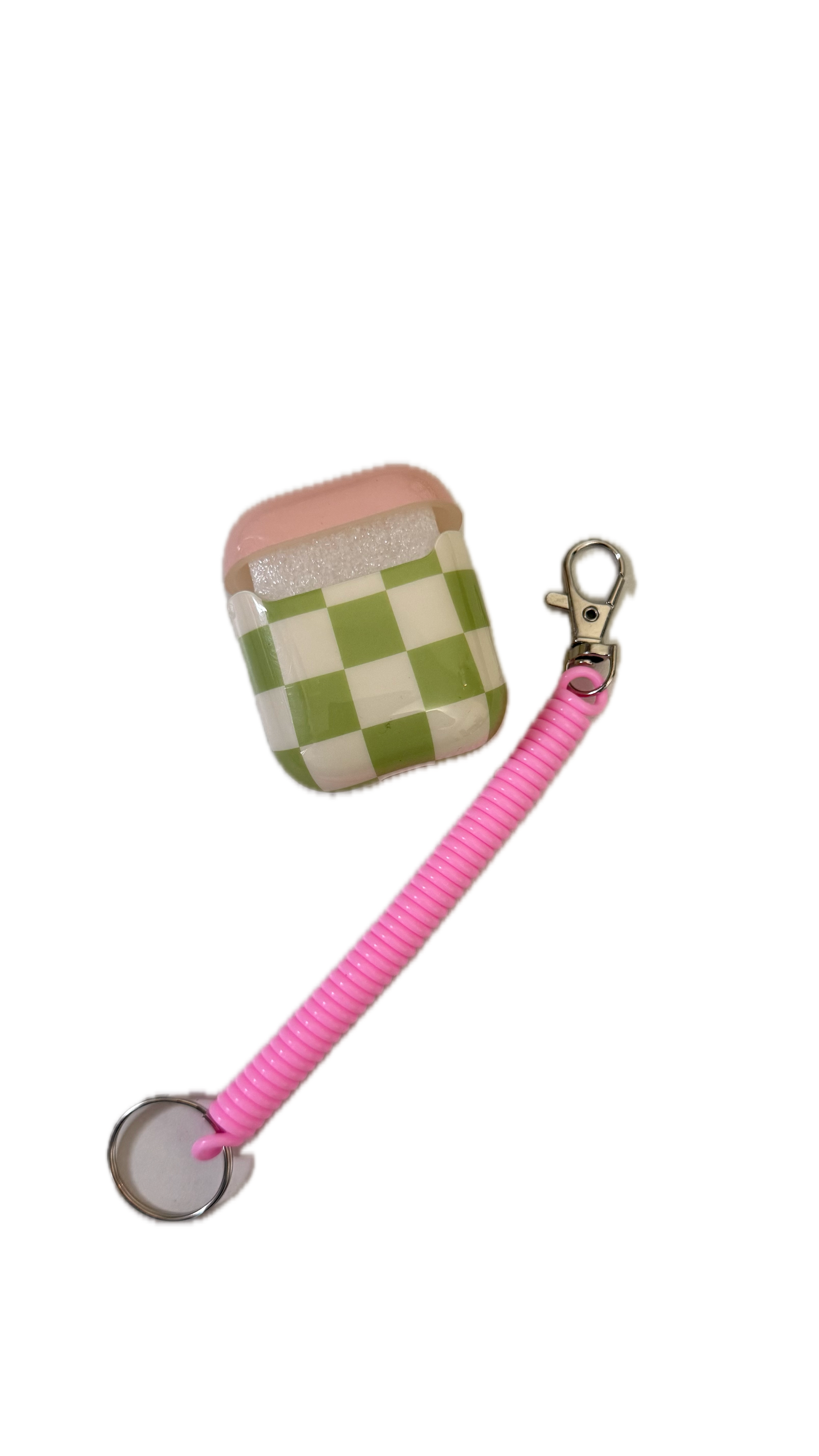 Funda para AirPods con llavero con estilo 