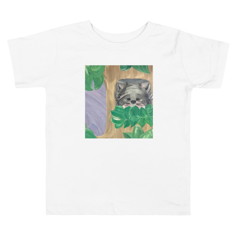 Racoon Friend Toddler Short Sleeve Tee